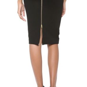 COPY - Cute black pencil skirt by Inc with adjustable zipper